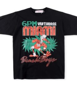 Vertabrae 6 PM Miami T-shirt Black