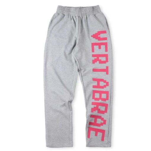 Vertabrae Grey with Red Logo Sweatpant