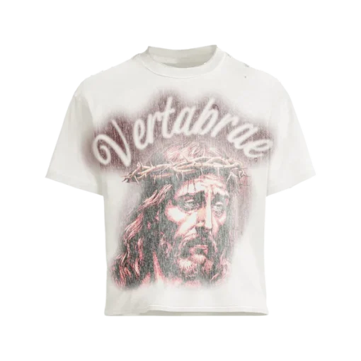 Vertabrae Jesus T-shirt White Color