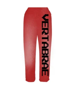 Vertabrae Red with Black Logo Sweatpant